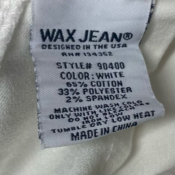 WAX JEANS Butt I Love You Push-Up Collection Skinny Size 9 White New With Tags - Picture 3 of 11